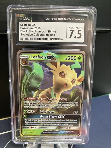 Leafeon-GX graded CGC 7.5 for sale on eBay