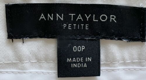 ANN TAYLOR Women's Petite White Shorts Size 00P - Picture 2 of 5