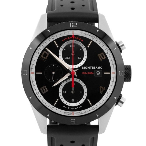NEUWERTIG 2024 PAPIERE Montblanc TimeWalker Chronograph 116096 43mm 7424 Uhrenbox
