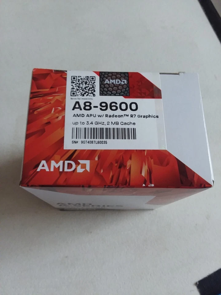NEW AMD A8-9600 Quad Core Socket AM4 AD9600AGABBOX Radeon R7 Processor CPU NIB - Image 3 of 3