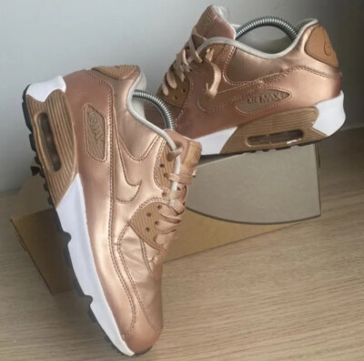 rose gold bronze metallic nike air max 90