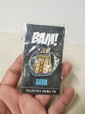 Dr Who Dalek Bam! Geek Box Enamel Pin LE Collectible New Exclusive Limit 