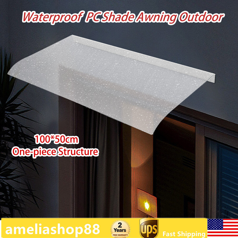 39.4x19.7in Waterproof Outdoor Awning for Garden Pool Sun Shelter Cover