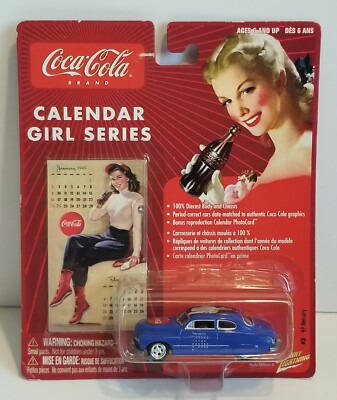 Johnny Lightning Coca-Cola Calendar Girl Series 1949 Mercury