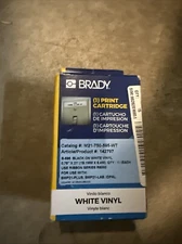 Brady Original White Label Tape Cartridge Vinyl 3/4" x 21' for BMP21 Plus Lab