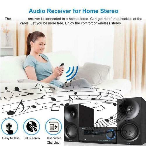 Auto Bluetooth Receiver Handfree Wireless Aux Music F3 W0J 3.5 Q8N5 J9K B6W Z8V5 - Afbeelding 5 van 12