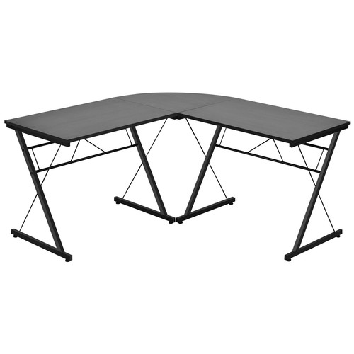 Costway 59" L-Shaped Corner Desk Home Office Computer Table Study Workstation - Picture 12 of 12