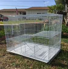 Large 30" Chew-Proof Cage Chinchilla Guinea Pig Ferret Hamster Gerbil Mice Rats