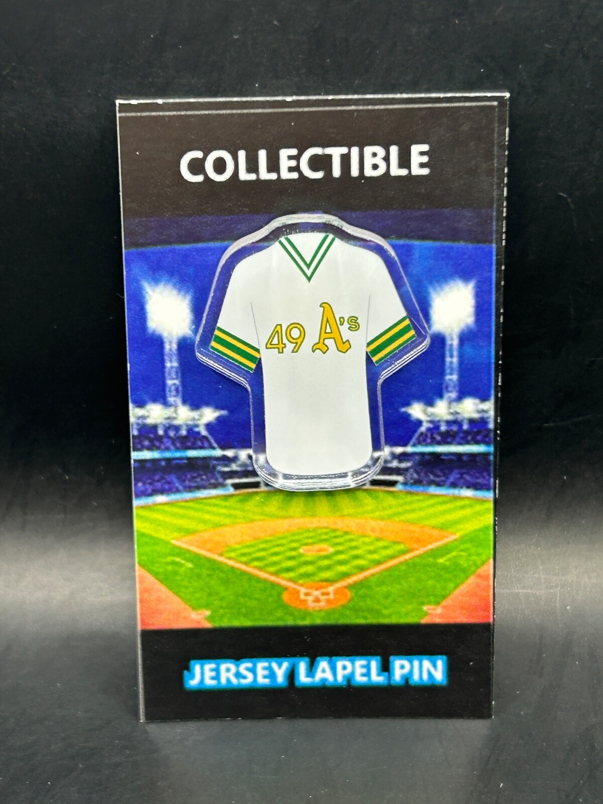 Oakland Athletics Dennis Lamp  jersey lapel pin-Classic RETRO Collectible