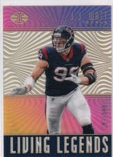 J J WATT 2018 Panini Illusions Living Legends Gold #20 LLJW 187/299 Texans