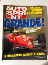 Rivista Magazine Auto Sprint 1985 Nr.32 Rally Vatanen Gravissimo Alboreto Ferrar