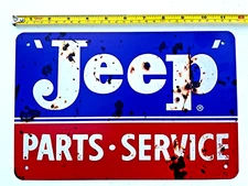 Jeep Parts Service Tin Sign Jeep Metal Sign Art Jeep Parts Service Shop Mancave