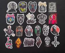 Ghost Band Vinyl Stickers Heavy Metal Ghost B.C. Papa Emeritus Ghouls Hard Rock