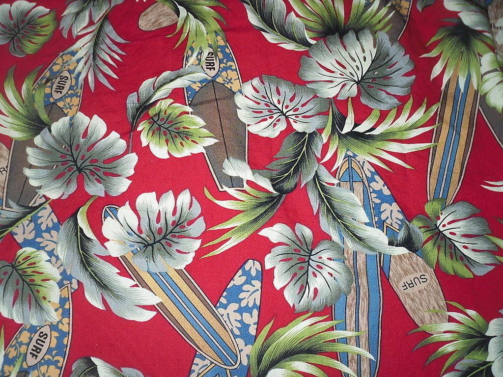 Chemise Hawaïenne Hilo Hattie Original Surf Boards - Taille XL, Occasion Très Bon état