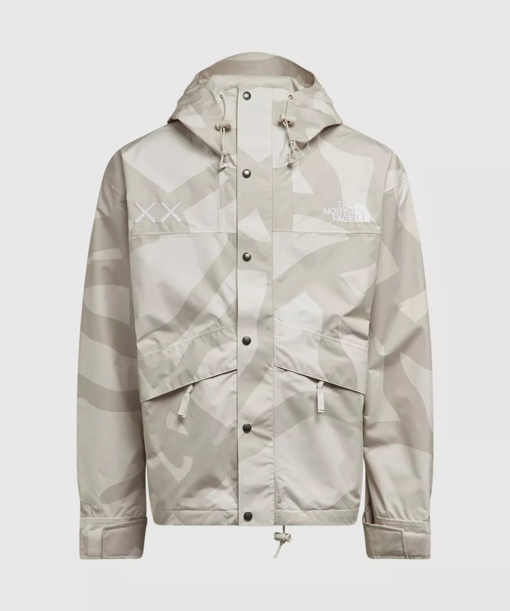 KAWS XX The North Face Retro 1986 Mountain Jacket Moonlight Ivory Size Medium M