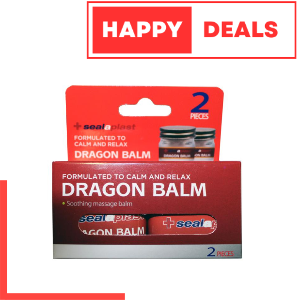 Dragon Balm Seal-a-Plast Multi-Purpose Soothing Balm for Skin Relief - 2x 18g