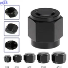 4/6/8/10/12AN Aluminum Female Flare Fitting Cap Block Off Nut For Fuel Systems