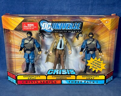 COMMISSIONER GORDON & 2 GOTHAM CITY S.W.A.T. - DC UNIVERSE CRISIS