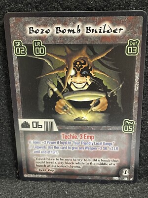 Cyberpunk 2020 CCG - Rare # 248 Bozo Bomb Builder