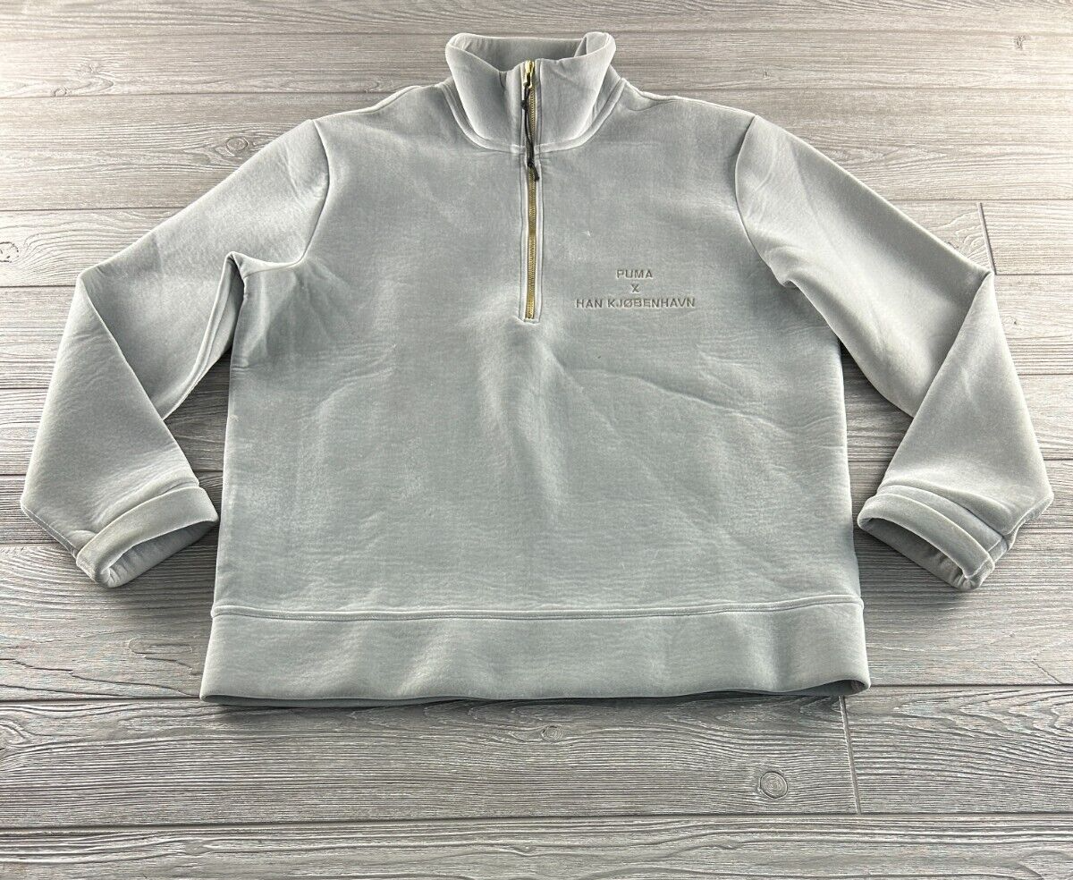 Puma X Han Kjobenhavn Sweater Sweatshirt Half Zip Mens Large Puma X Han Kjobenhavn Sweater Sweatshirt Half Zip Mens Large