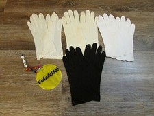 VTG Women  s Gloves Size-S CHOICE OF: Satin, Cotton, White, Black