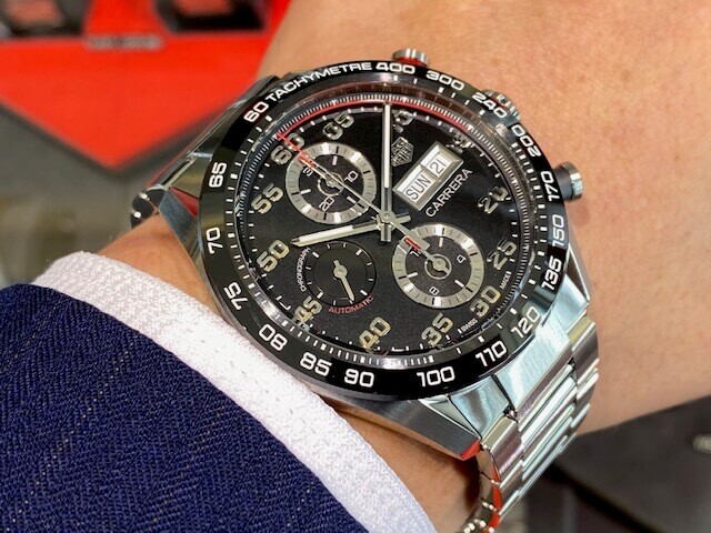 本日限定価格！【良質】TAGHEUER Carrera 自動巻き腕時計(補修済) Amazon.co.jp: TAG HEUER OROLOGIO CARRERA CALIBRE HEUER 01