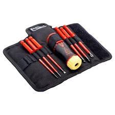 New Bahco 1000V Insulated 7-piece Ratcheting Screwdriver Set - P/N 808061