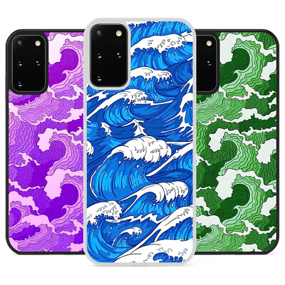 Handyhülle Sea Waves Muster für Samsung Galaxy S20 S21 Plus Ultra Geschenk