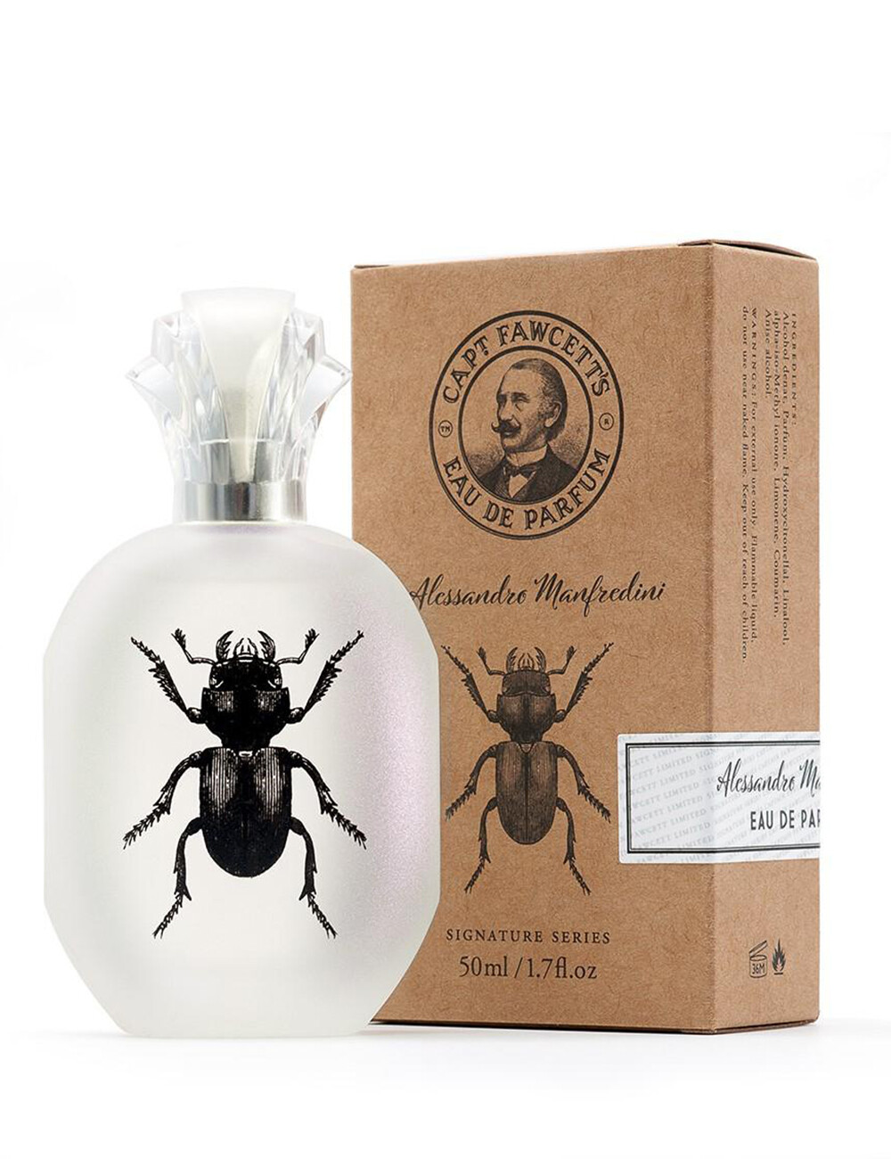 Captain Fawcett Alessandro Manfredini Eau de Parfum Cologne Aftershave 50ml