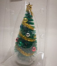 Lemax Xmas Sparkling Green Xmas Tree Medium 04493 Released 2000