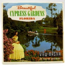 View Master A961, Beautiful Cypress Gardens Florida, Sawyers, 3 Reel Set