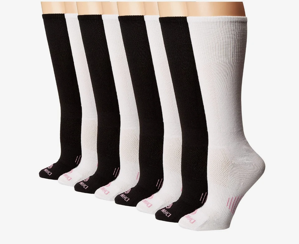 Paquete de 4 calcetines Dan Post L35616 para mujer certificados por vaquera DP Lites sobre pantorrilla talla 9 Foto 2 de 3