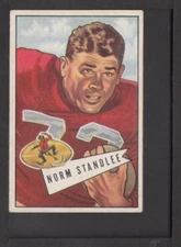 1952 Bowman Small #42 Norm Standlee San Francisco 49ers ex