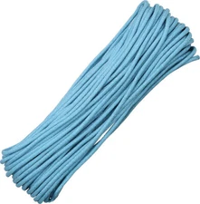 Parachute Cord Carolina Blue RG1019H 100 ft length. 7 strand. Rat