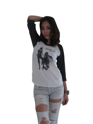 Fleetwood Mac Rumours Rock Music Tour Baseball 3/4 Sleeve T-Shirt Womens