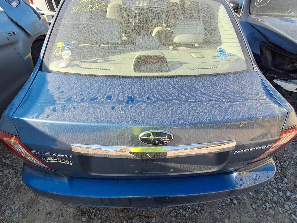Used Deck Lid fits: 2009 Subaru Impreza Sdn w/o spoiler Grade A Foto 3 de 4