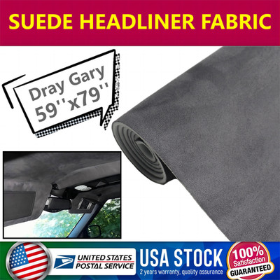 32sqft Headliner Fabric Auto Roof Lining DIY Replacement Repair Foam Backing
