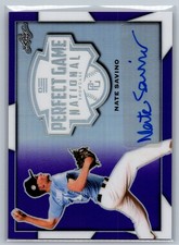 2019 Leaf PG National Showcase Prospect Auto # /12 Nate Savino