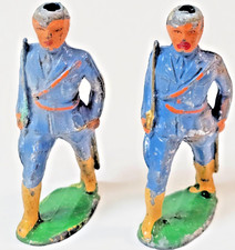 1930s Barclay Lead Toy Soldiers   Marine Officers Dress Blues w/ Sword VTG