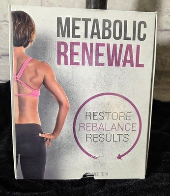 Metabolic Renewal Complete 4 pc Set~Dr. Jade Teta~DVD Book Tracker Road Map New