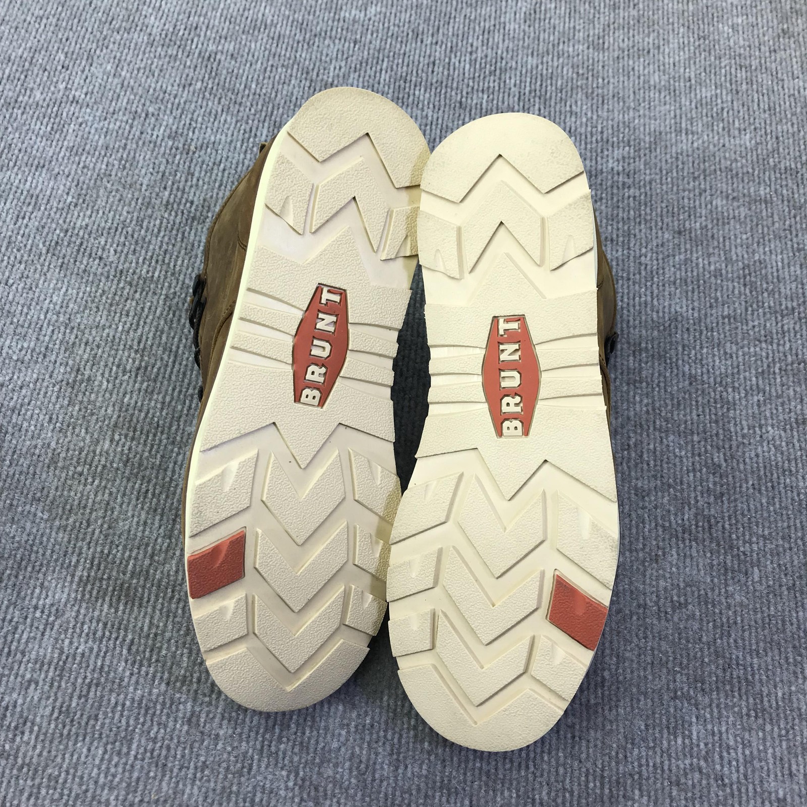 Brunt Marin Unlined Work Boots Mens Size 11 Brown Leather Moc Toe Soft Toe EH