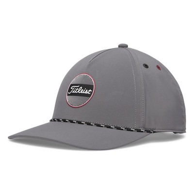 Boardwalk Rope Golf Hat, /Crimson