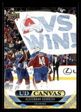 2024-25 Upper Deck Series 2 UD Canvas Alexandar Georgiev #C182