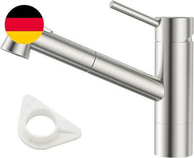 DAYONE Küchenarmatur Mit Ausziehbarer Brause, Hochdruck Wasserhahn Küche, Spülti
