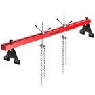 1100lbs Engine Support Bar Motor Transverse Lifter Dual Hook Cross Hoist Holder