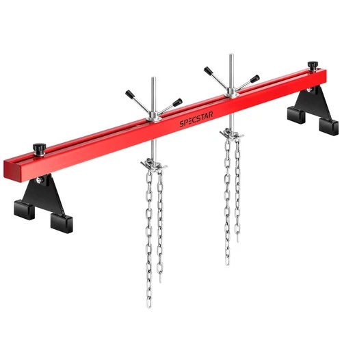 1100lbs Engine Support Bar Motor Transverse Lifter Dual Hook Cross Hoist Holder