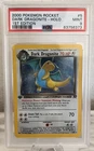 PSA 9 Dark Dragonite Holo 1st Edition 2000 Rocket 5/82 Rare Pokemon TCG *Swirl*