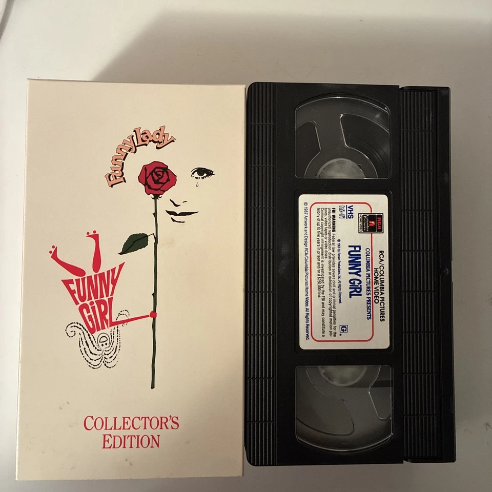 Funny Girl & Funny Lady VHS Box Set 1997 Barbra Streisand Musical – Charity Sale - Image 3 of 4