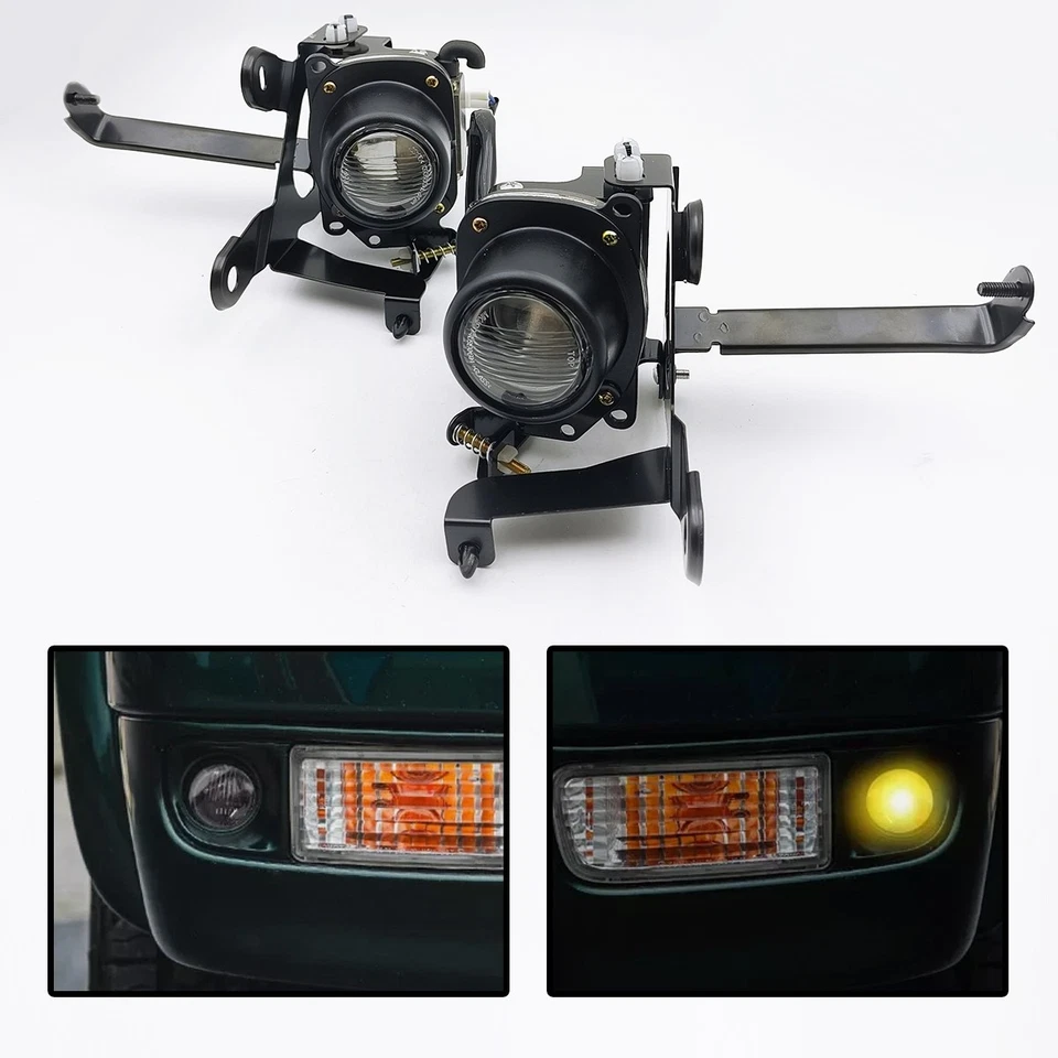 Pair Clear Lens Fog Light w/ Bulbs For 1999-2002 Toyota 4Runner Left & Right New - Image 3 of 4