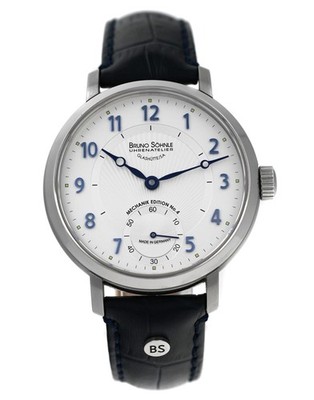 Bruno Sohnle Mechanik Edition 17-11100 White Dial Steel 43MM Men's